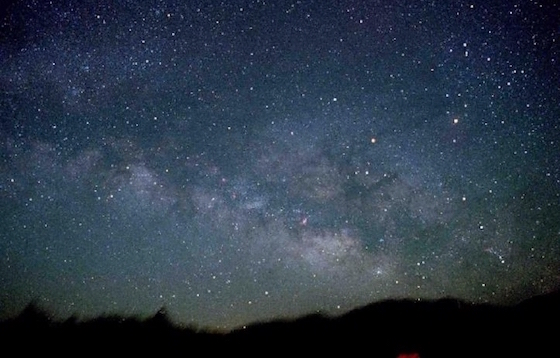 image of the Milky Way which can be seen when Stargazing