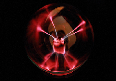 Physics icon: image of a plasma light