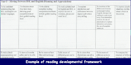 example of developmental framework