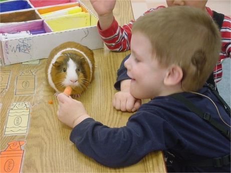 child using stass