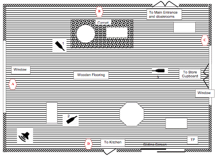 plan of room
