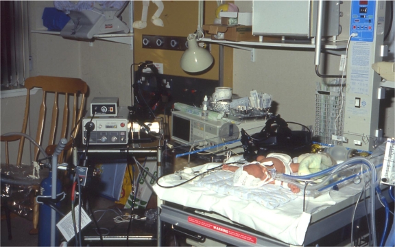 baby receiving treatment