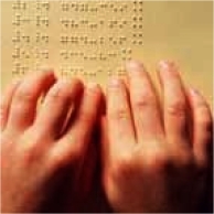 two-handed braille reading