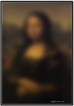 mona lisa blurred